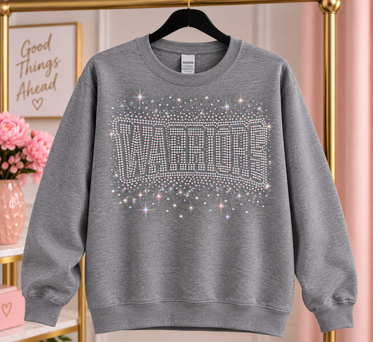 Rhinestone crewneck